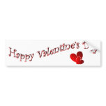 Happy Valentine's Day Bumper Stickers