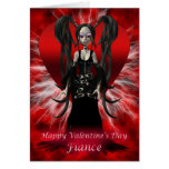 Happy Valentine's Day Fiance, Gothic Valentine Card