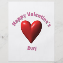 Happy Valentines Day Flyer Design