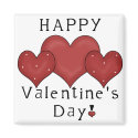 Happy Valentine's Day Hearts D7 - Frig Magnet
