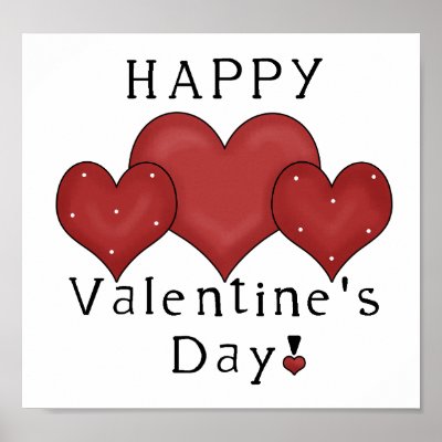 Happy Valentine's Day Hearts D7 Print/Sign by mrssocolov
