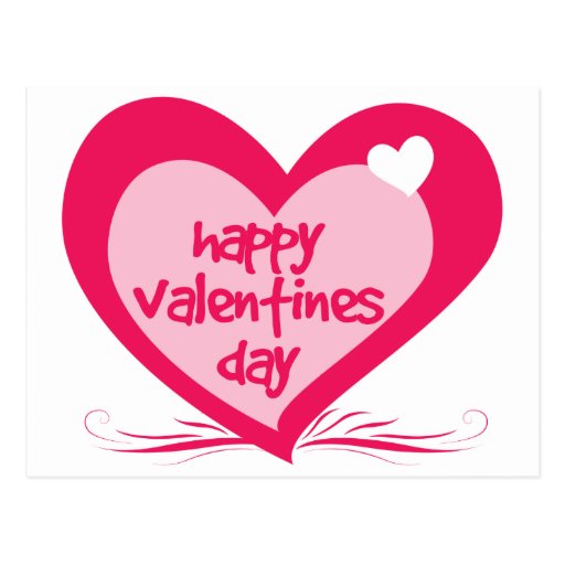 Happy Valentines Day Postcard