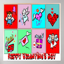 Happy Valentines Day Poster