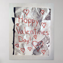 Happy Valentine's Day, torn and taped together