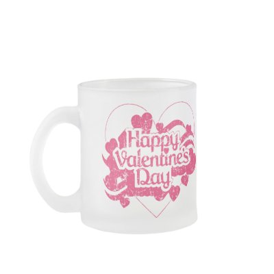 Happy Valentine's Day (Vintage) Coffee Mug by LushLaundry