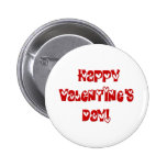 Happy Valentine's Day with Hearts buttons