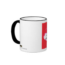 Happy Valentine's Day with love heart add photo Mugs