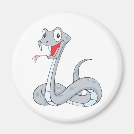 Happy Viper Refrigerator Magnets