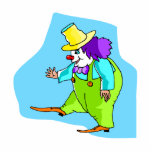 Happy Waving Clown photo sculptures