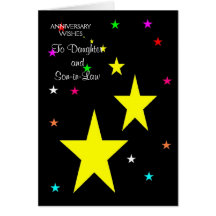 Happy Wedding Anniversary Daughter And Husband Card