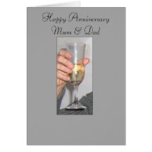 Happy Wedding Anniversary Mother And Father Greeting Cards