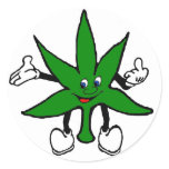 Happy Weed FU Sticker