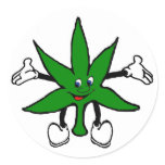 Happy Weed Sticker