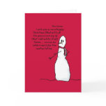 Happy White Christmas from Sarcastic Snowman cards