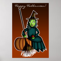 Happy Witch, print