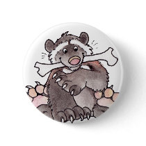 Happy Wolverine Pinback Button