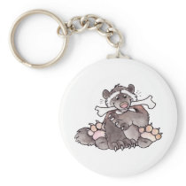 Happy Wolverine Key Chain