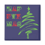 HAPPY XMAS magnets