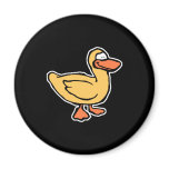 happy yellow duck magnets