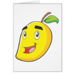 Happy Yellow Mango Fruit cards