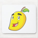 Happy Yellow Mango Fruit mousepads