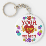 Happy Yoga Key Chains