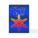 Happy Yule - Snowflake cards
