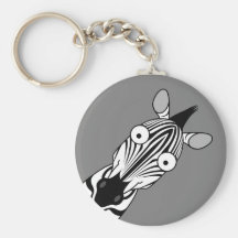 HAPPY ZEBRA KEYCHAIN