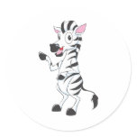 Happy Zebra Sticker