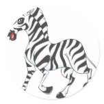 Happy Zebra Stickers