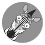 HAPPY ZEBRA STICKER