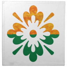 HappyDance Flower : Enjoy n Share the Joy Cloth Napkin