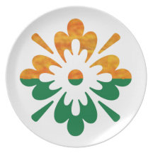 HappyDance Flower : Enjoy n Share the Joy Party Plates