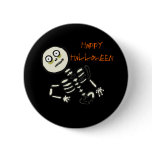 happyhalloweenskellie, HappyHalloween Pinback Button