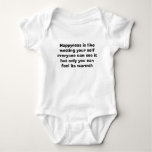 Happyness is like wetting your self everyone ca... t-shirts