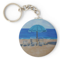 Hapuna Beach Hawaii Key Chain