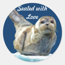 HARBOR-SEAL PUP Wildlife-supporter Sticker