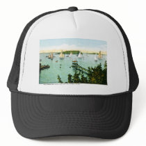 Harbour and Yacht Club, Bar Harbour, Maine Trucker Hat