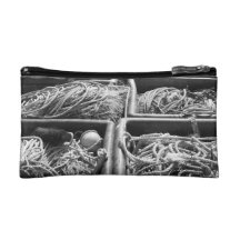 Harbour Side Boxes of Ropes. Cosmetic Bags