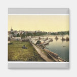 Harbour, Tenby, Wales rare Photochrom Fridge Magnets