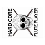 Hard Core Flute Player Postcard