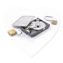 Hard disc protection broken stickers