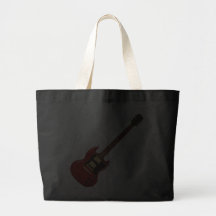 Hard Rock Electric Guitars (red) Canvas Bags