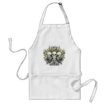 Hard Rock Skull and Guitars Aprons
