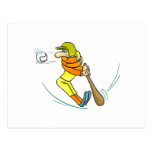 Hard Swing Baseball Bat Postcards