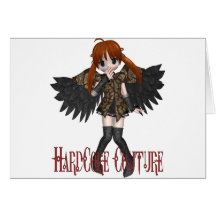 HardCore Couture Gothic Fairy Greeting Card