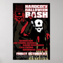 Hardcore Halloween Bash Poster