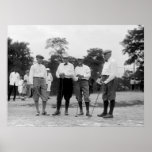 Harding Golf Foresome, 1920s Print