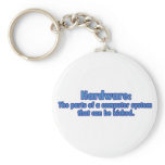 Hardware Can Be Kicked keychains