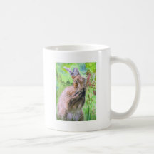 Hare and Foxglove Design 3 Coffee Mugs
